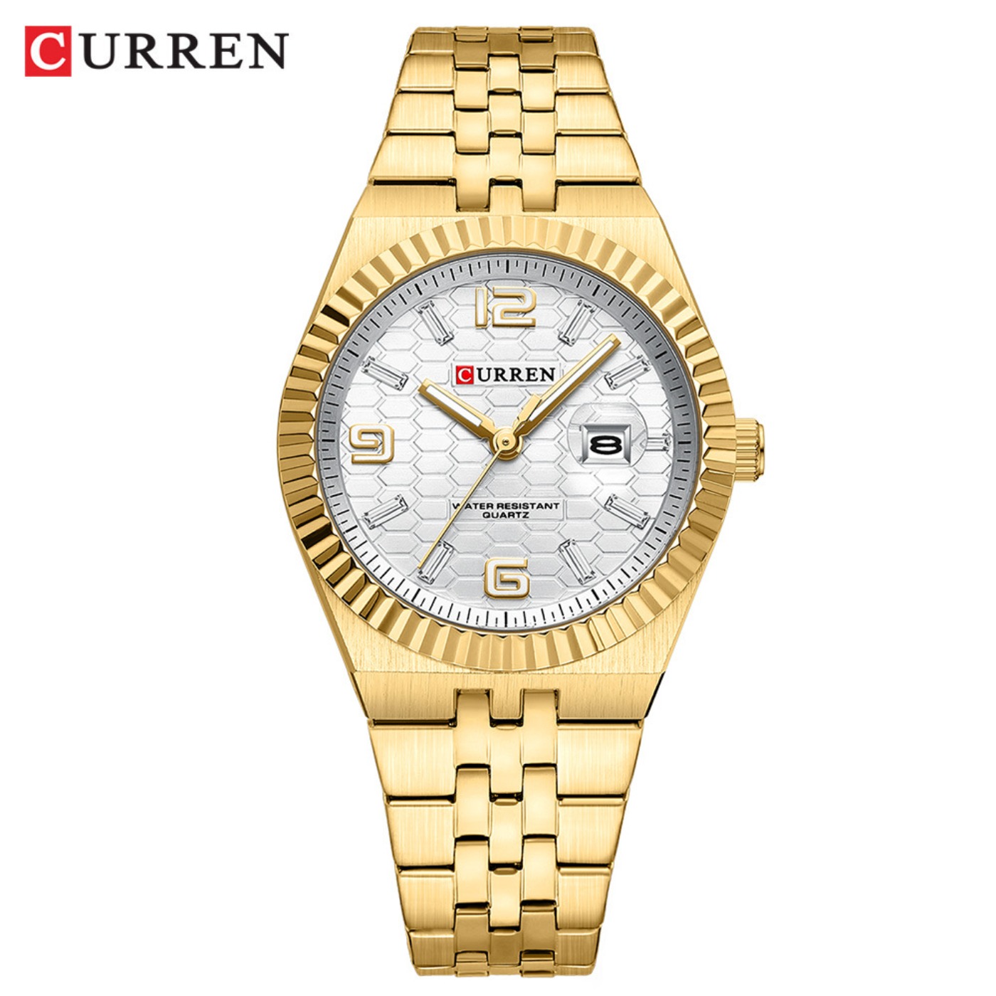 ساعة CURREN النسائية التناظرية - مراجعة Luxury Watch Quartz وسعره