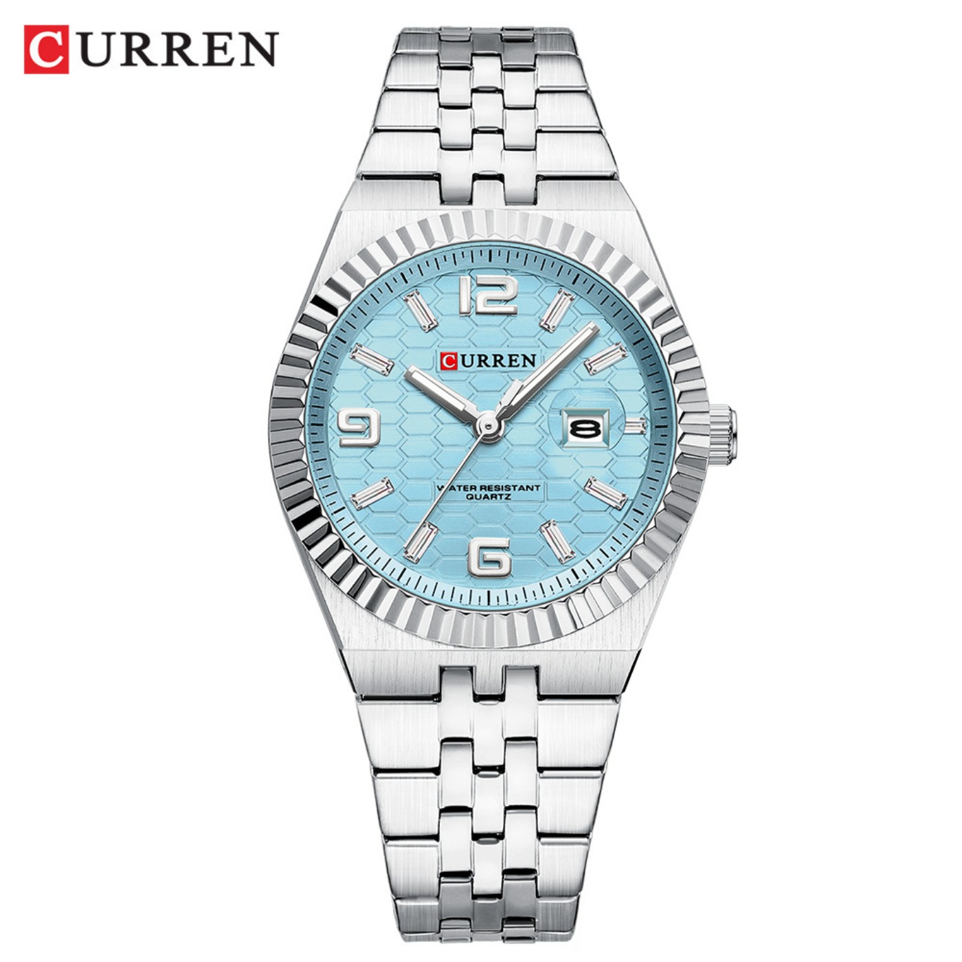 ساعة CURREN النسائية التناظرية - مراجعة Luxury Watch Quartz وسعره