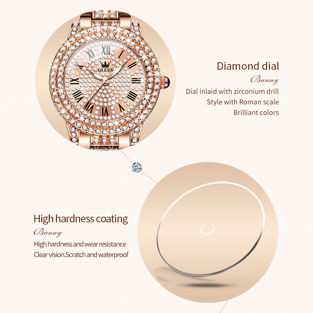 ساعة OLEVS 9943 كوارتز أصلية ف - مراجعة Luxury Watch Girl وسعره