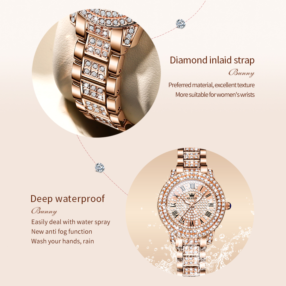 ساعة OLEVS 9943 كوارتز أصلية ف - مراجعة Luxury Watch Girl وسعره
