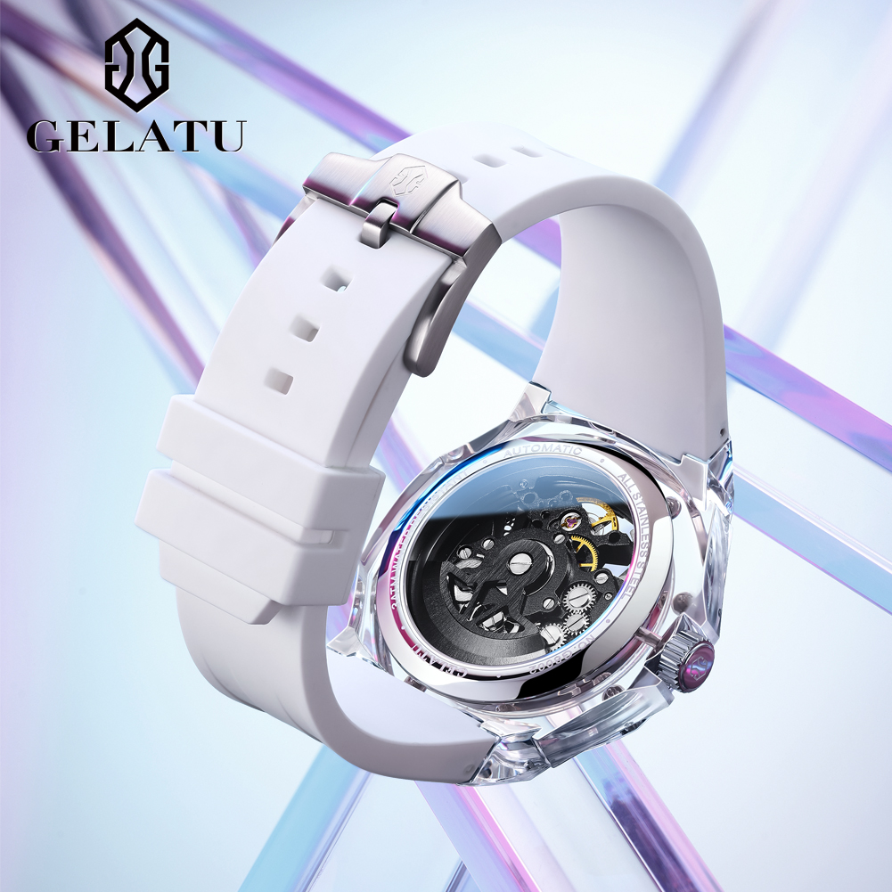 GELATU 8002 ساعة ميكانيكية أوت - مراجعة Luxury Watch Straps وسعره