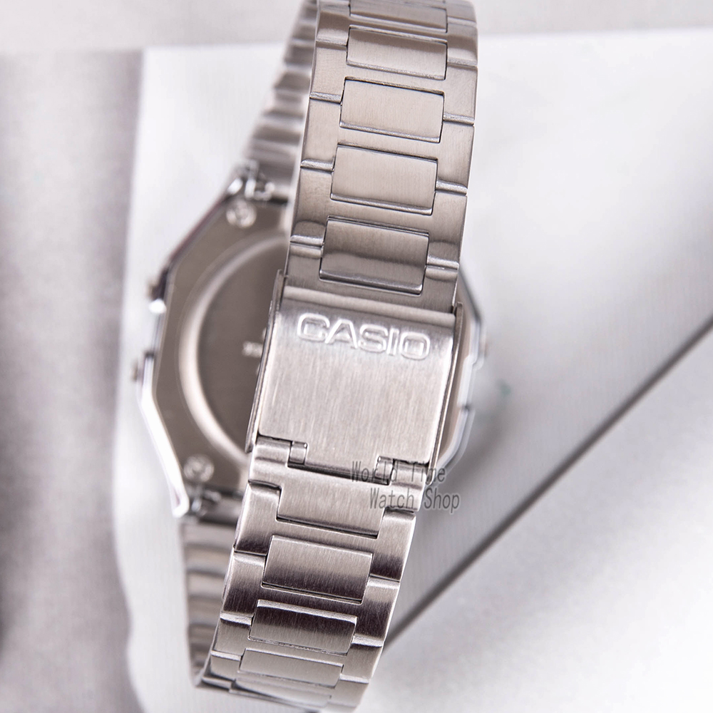 ساعة كاسيو فضية للرجال، طقم سا - مراجعة Luxury Watch Casio وسعره