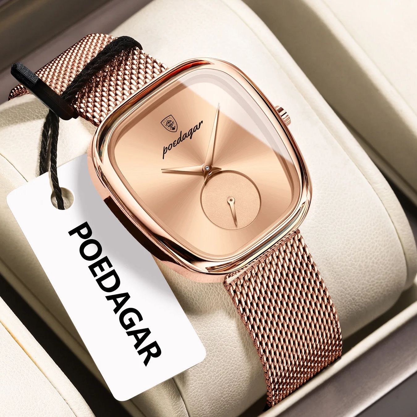POEDAGAR العلامة التجارية الفا - مراجعة Luxury Watch Girl وسعره